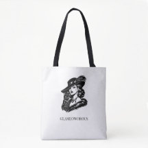 Glamouröse Frau mit Katzenmode-Illustration