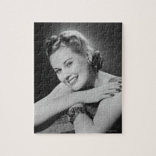 Glamouröse Frau Puzzle (Vertikal)