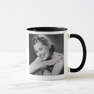 Glamouröse Frau Tasse