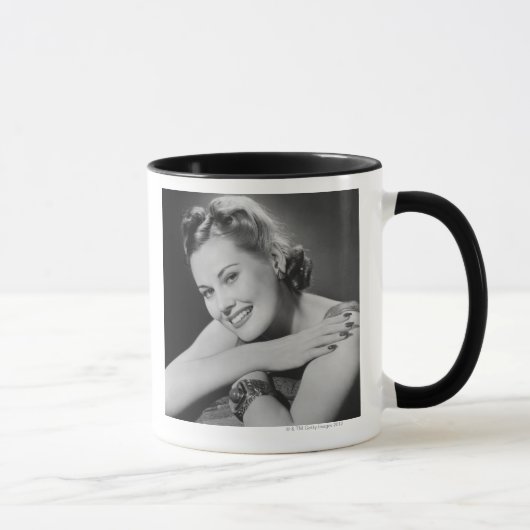 Glamouröse Frau Tasse (Rechts)