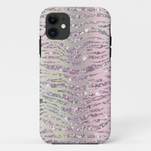 Glamouröse funkelnde rosa Diamant-Tigerstreifen Case-Mate iPhone Hülle