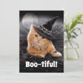 Glamouröse Hexenküte Einladung (Stehend Vorderseite)