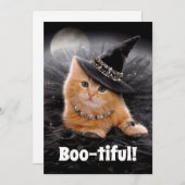 Glamouröse Hexenküte Einladung (Vorne/Hinten)