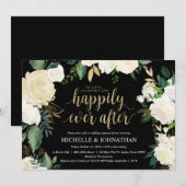 Glamouröse Hochzeitsfeier Probe Dinner Einladungsk Einladung (Vorne/Hinten)