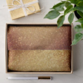 Glamouröse Imitate Gold Glitzer Weihnachtsgeschenk Seidenpapier (Geschenk)