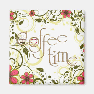 glamouröse Kaffeezeit Magnet