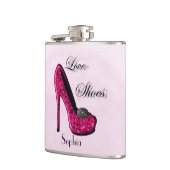 Glamouröse Killer Heels Personalisiert Hip Flask Flachmann (Links)