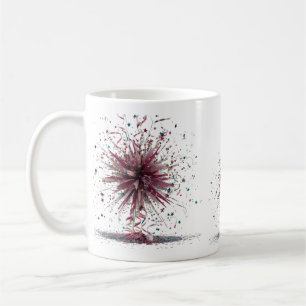 Glamouröse Kristall-Explosion Moderne Klassik Schw Kaffeetasse