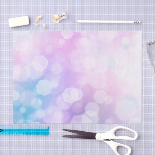 Glamouröse Lila und blaue Glitzern - Bokeh Seidenpapier (Handwerk)