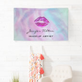 Glamouröse, moderne chic-holografische Regenbogenl Banner (Insitu)