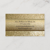 Glamouröse moderne elegante visitenkarte (Rückseite)