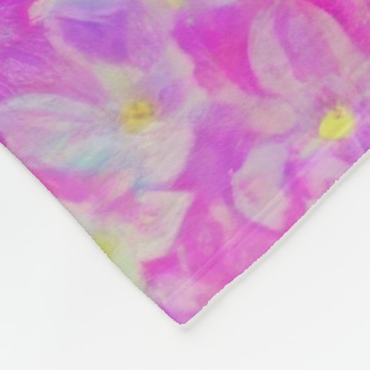 Glamouröse Neonfrau mit funkelnder Brille Fleecedecke (Ecke)