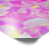 Glamouröse Neonfrau mit funkelnder Brille Fotodruck (Ecke)