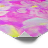 Glamouröse Neonfrau mit funkelnder Brille Poster (Ecke)