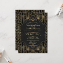 Glamouröse Roaring Twenties Great Gatsby Art Deco