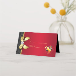 Glamouröse, romantische Geburtstagsparty Platzkarte