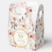 Glamouröse Rosa rustikale goldene Aquarellfarbe 80 Geschenkschachtel (Geöffnet)