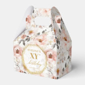 Glamouröse Rosa rustikale goldene Aquarellfarbe 80 Geschenkschachtel (Vorderseite)