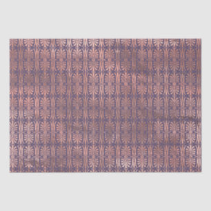 Glamouröse Rose Goldfolie und Lavendel Art Deco Seidenpapier