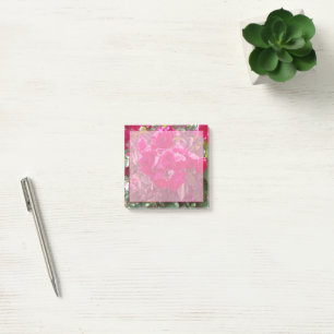 Glamouröse Rose Post-it Klebezettel