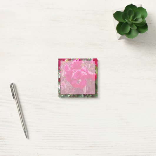 Glamouröse Rose Post-it Klebezettel (Büro)