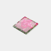 Glamouröse Rose Post-it Klebezettel (angewinkelt)