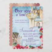 Glamouröse Schönheit und das Thema "Biest Fairy Ta Einladung (Vorne/Hinten)