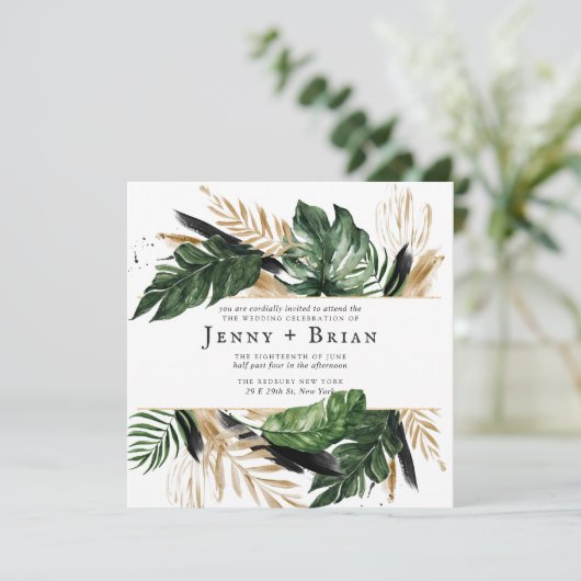 Glamouröse Sommergärten | Boho Botanical Wedding (Stehend Vorderseite)