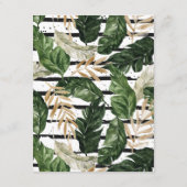 Glamouröse Sommergärten für Hochzeitsgäste Details Begleitkarte (Rückseite)