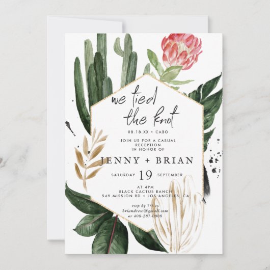 Glamouröse Sommergärten | Hochzeitsempfang (Vorderseite)