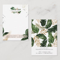 Glamouröse Sommergärten | Necklace Display Card