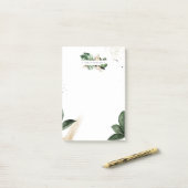 Glamouröse Sommergärten Personalisiert Post-it Klebezettel (Auf Schreibtisch)