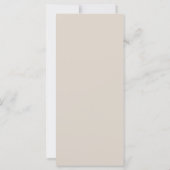 Glamouröser Champagner-Glitzer Luxus-Hochzeitsmenü (Rückseite)