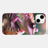 Glamouröser Frosch mit Glitzern Case-Mate iPhone Hülle (Rückseite (Horizontal))