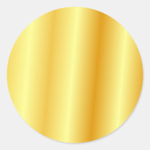 Glamouröser Gold-Look-Hintergrund Leerer Vorlage Runder Aufkleber