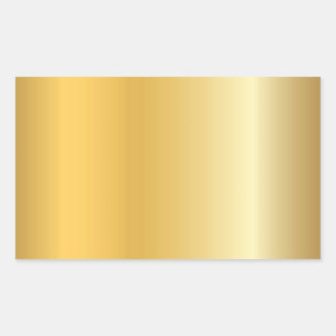 Glamouröser Gold-Look leere moderne elegante Vorla Rechteckiger Aufkleber