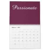 Glamouröser inspirierender Kalender (Feb 2027)