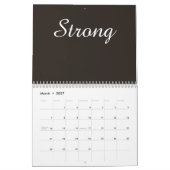 Glamouröser inspirierender Kalender (Mär 2027)