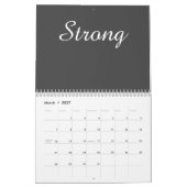 Glamouröser inspirierender Kalender (Mär 2027)