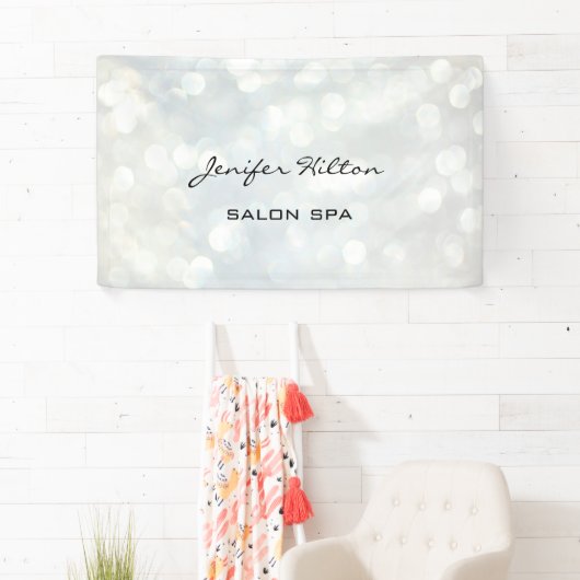 Glamouröser moderner Chic Bokeh Banner (Insitu)