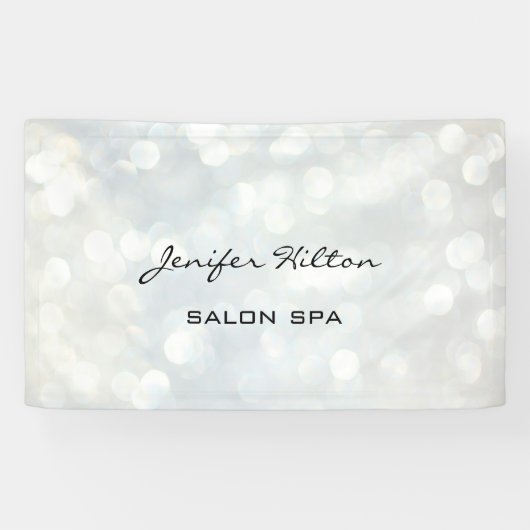 Glamouröser moderner Chic Bokeh Banner (Horizontal)