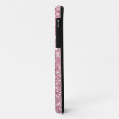 Glamouröser rosa Glitter Case-Mate iPhone Hülle (Hinten/Links)