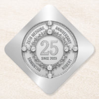 Glamouröses 25. Hochzeitstag