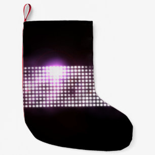 Glamouröses abstraktes Hintergrunddesign. Kleiner Weihnachtsstrumpf