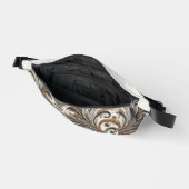 Glamouröses Barockdesign mit Glitzer und Edelstein Bauchtasche (Offen)