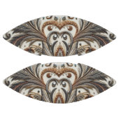 Glamouröses Barockdesign mit Glitzer und Edelstein Football (Paneele)