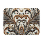 Glamouröses Barockdesign mit Glitzer und Edelstein Magnet (Horizontal)