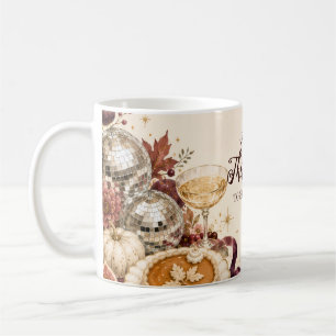 Glamouröses Disco-Friendsgiving Kaffeetasse