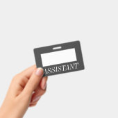 Glamouröses, luxuriöses "ASSISTANT"-Abzeichen Ausweis (Handheld)