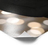 Glamouröses Paar mit Twinkling Bokeh Fotodruck (Ecke)